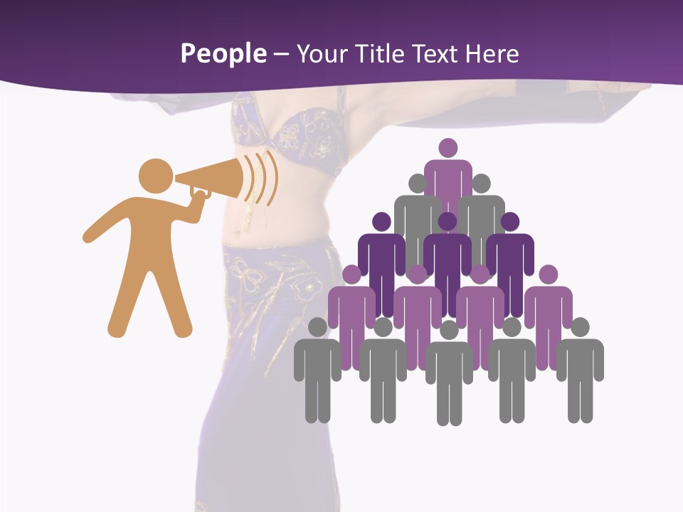 Dancer Bellydancing Belly Dance PowerPoint Template