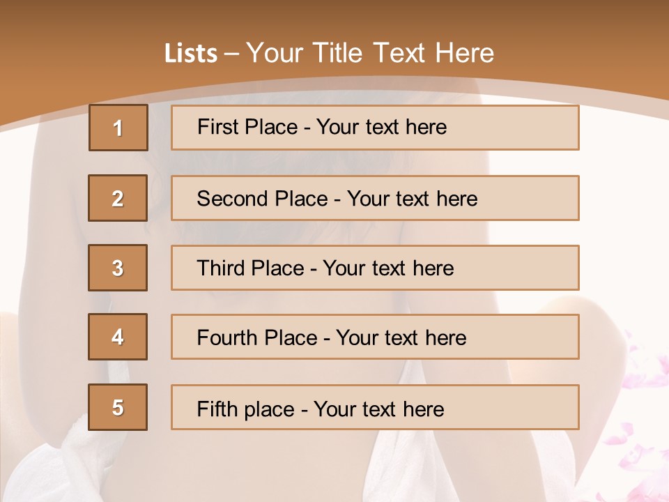 Beauty Body Masage PowerPoint Template