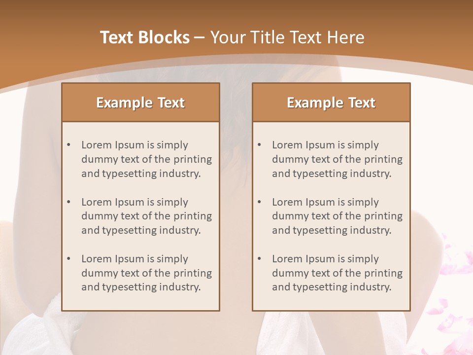 Beauty Body Masage PowerPoint Template