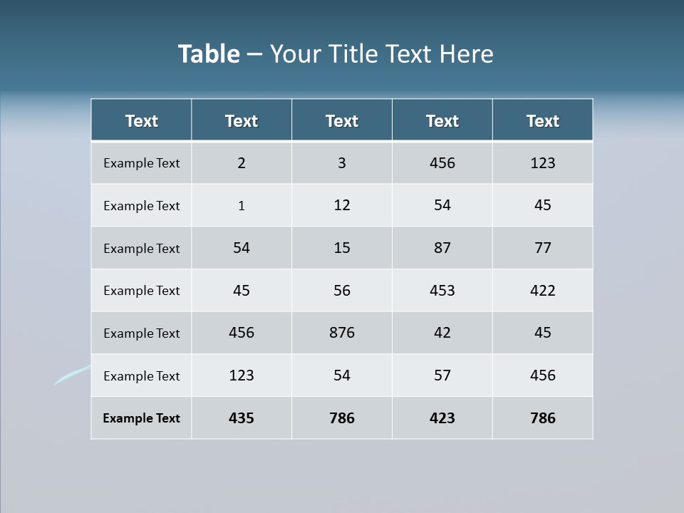 Blue Ocean Shark PowerPoint Template