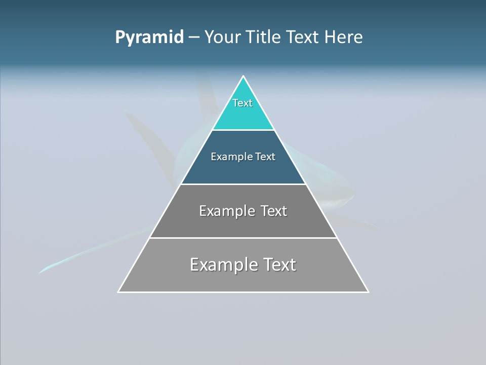 Blue Ocean Shark PowerPoint Template