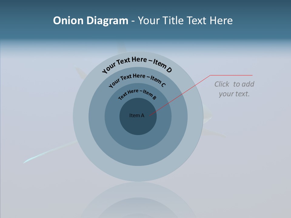 Blue Ocean Shark PowerPoint Template