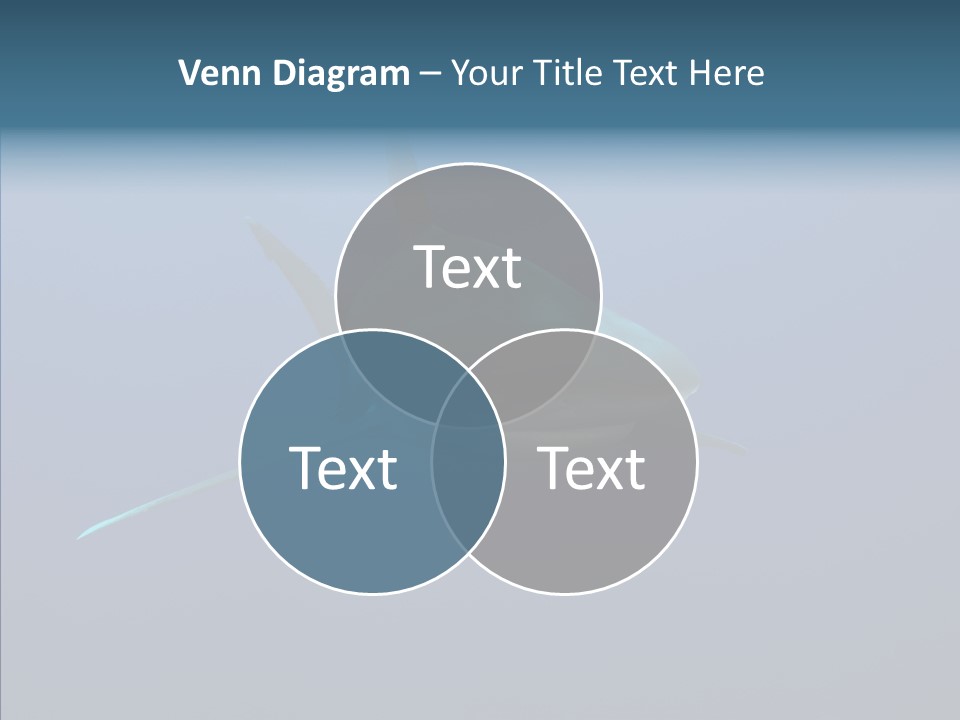 Blue Ocean Shark PowerPoint Template