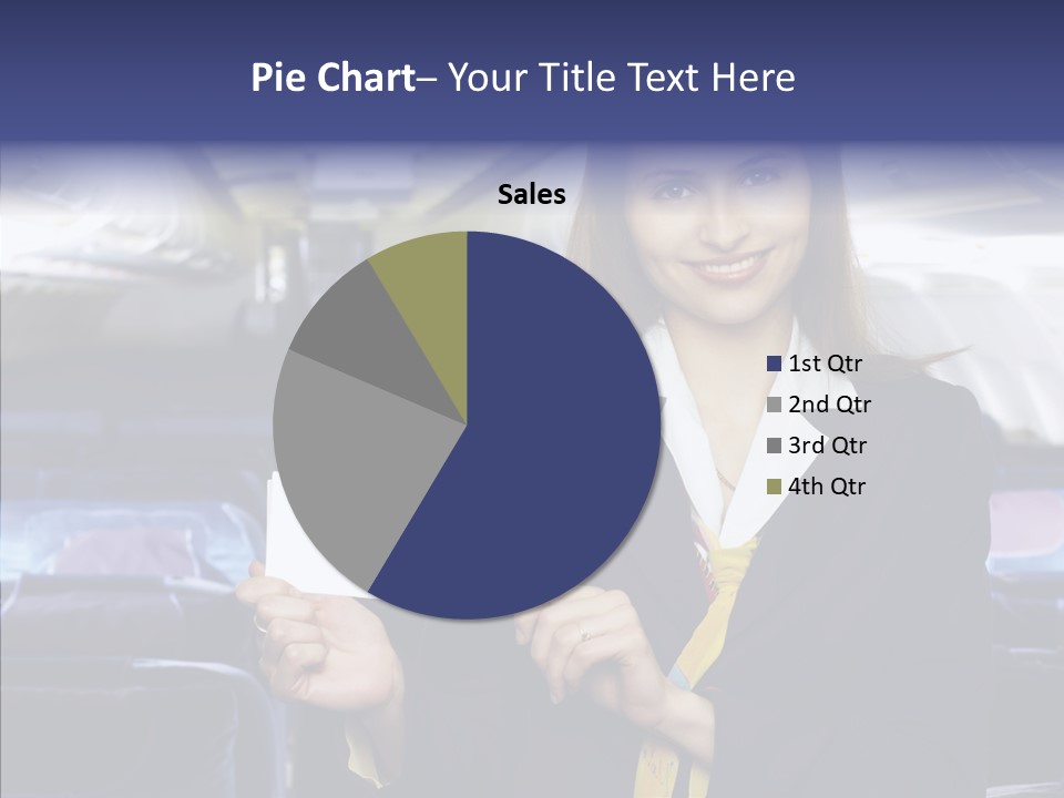 Airliner People Females PowerPoint Template