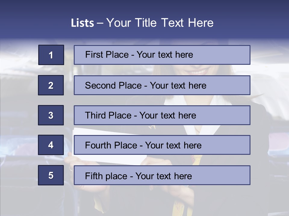 Airliner People Females PowerPoint Template