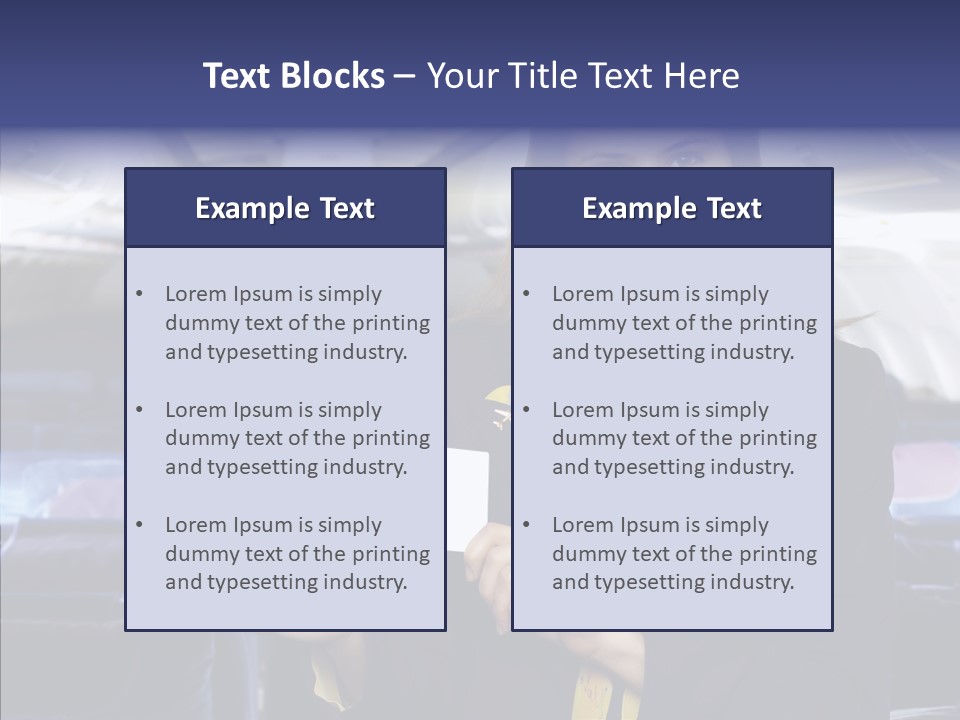 Airliner People Females PowerPoint Template