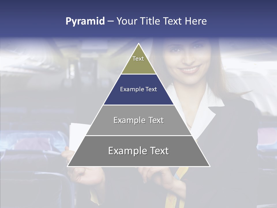 Airliner People Females PowerPoint Template