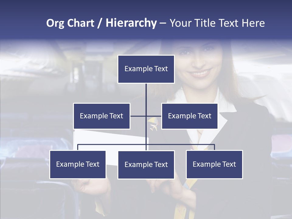 Airliner People Females PowerPoint Template