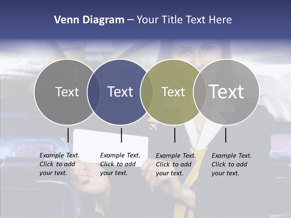 Airliner People Females PowerPoint Template