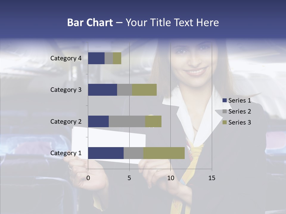 Airliner People Females PowerPoint Template