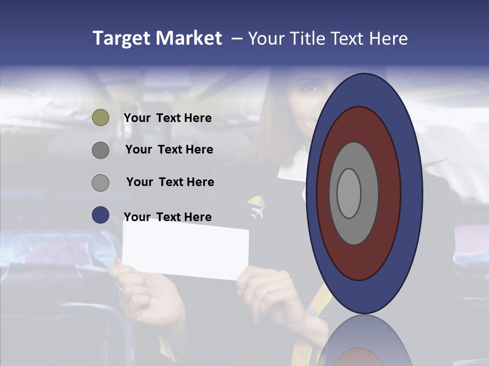 Airliner People Females PowerPoint Template