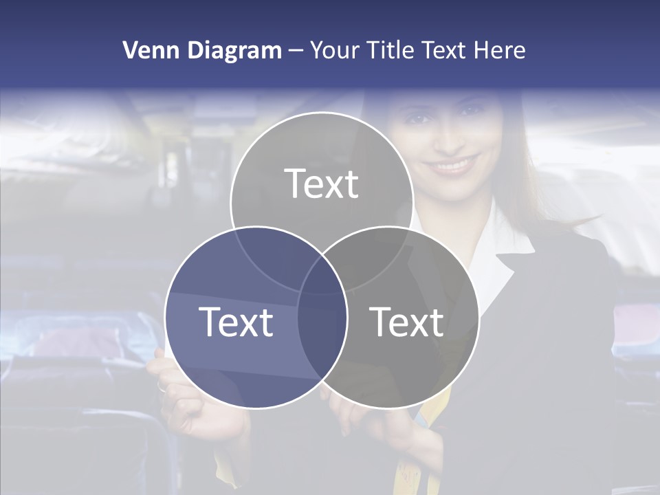 Airliner People Females PowerPoint Template