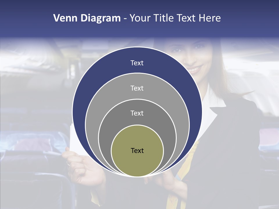 Airliner People Females PowerPoint Template