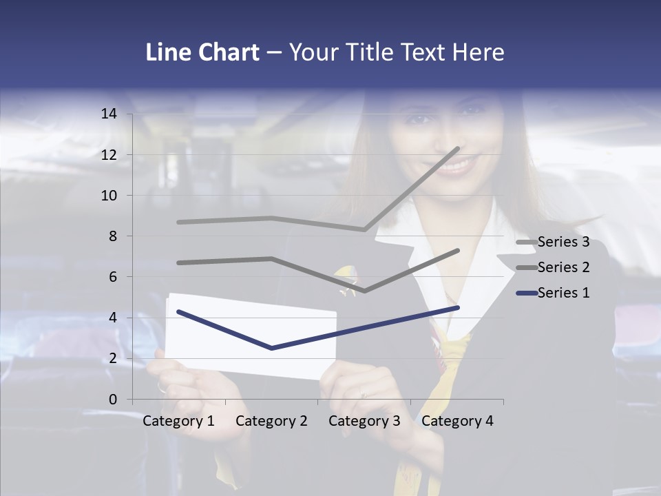 Airliner People Females PowerPoint Template
