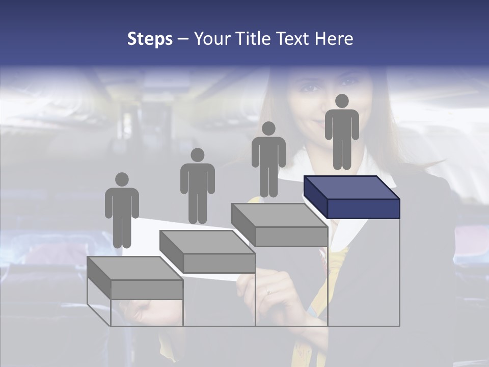 Airliner People Females PowerPoint Template
