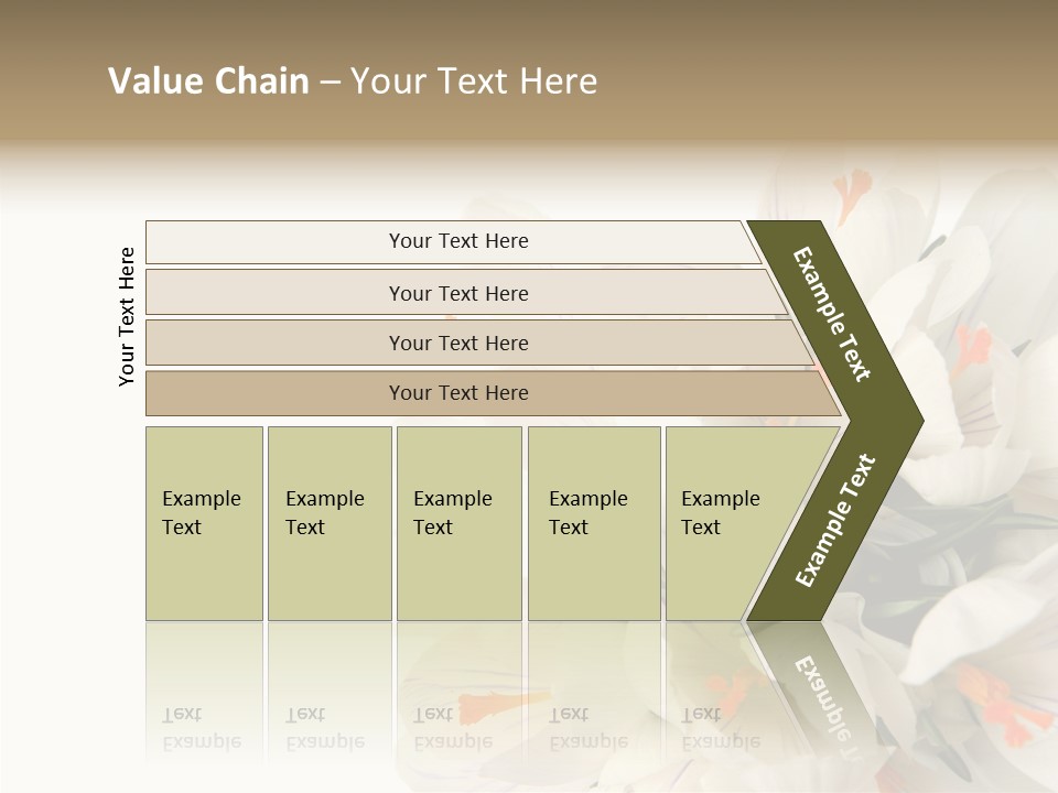 Beauty Crocus Botanical PowerPoint Template