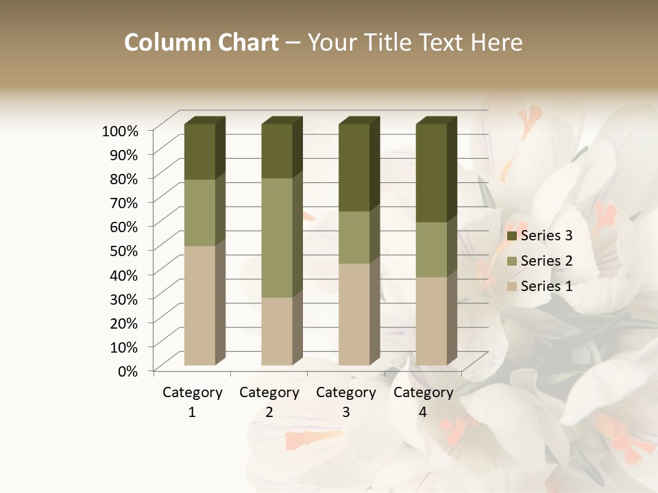 Beauty Crocus Botanical PowerPoint Template