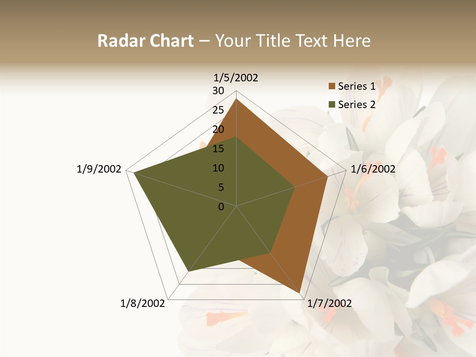 Beauty Crocus Botanical PowerPoint Template