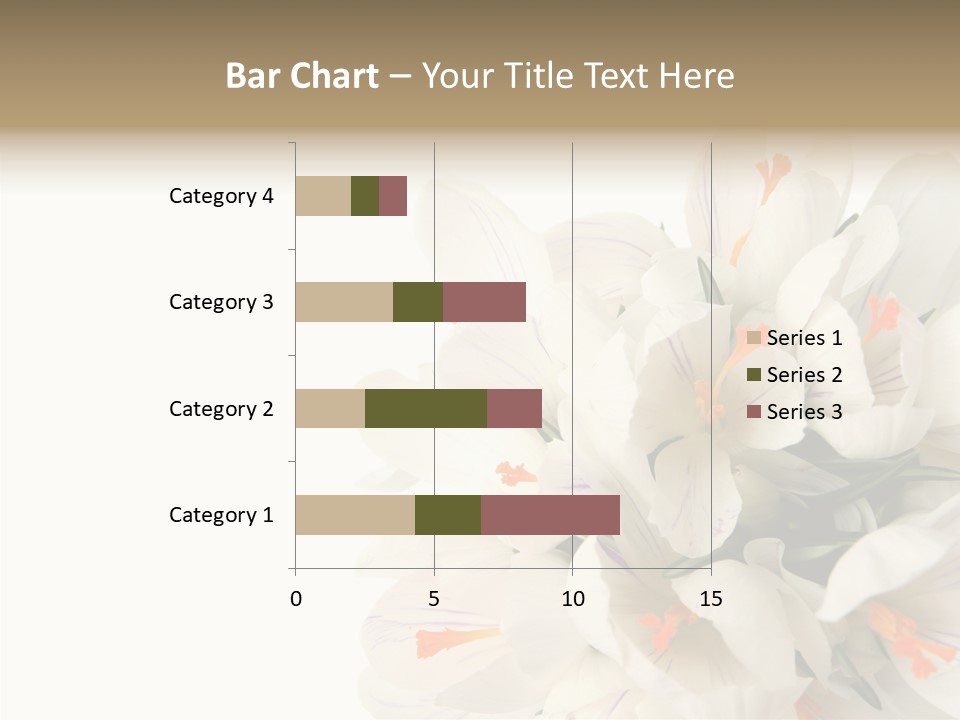Beauty Crocus Botanical PowerPoint Template