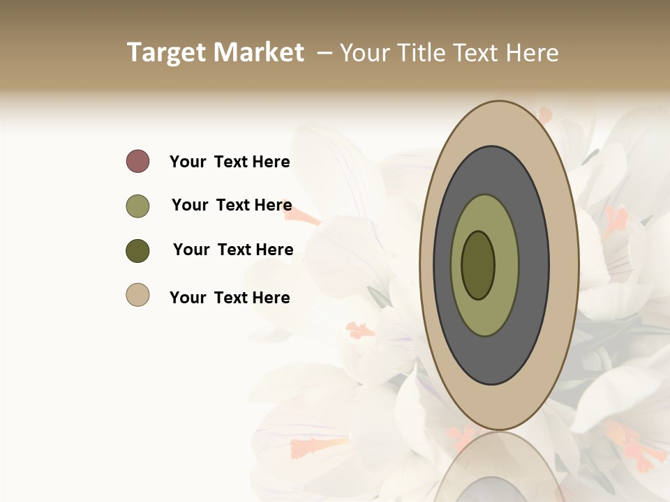 Beauty Crocus Botanical PowerPoint Template