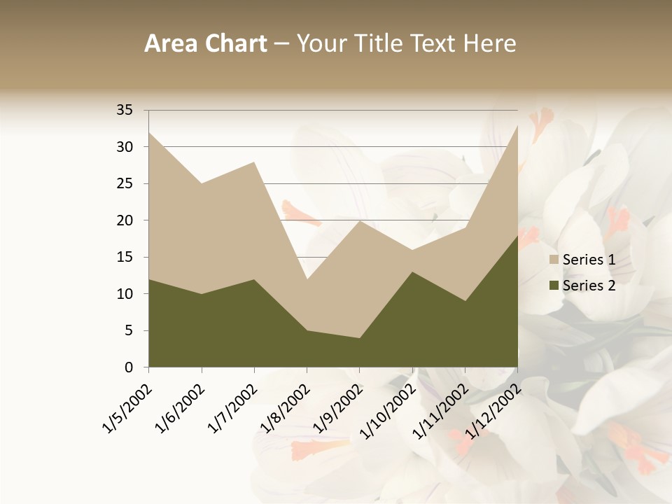 Beauty Crocus Botanical PowerPoint Template