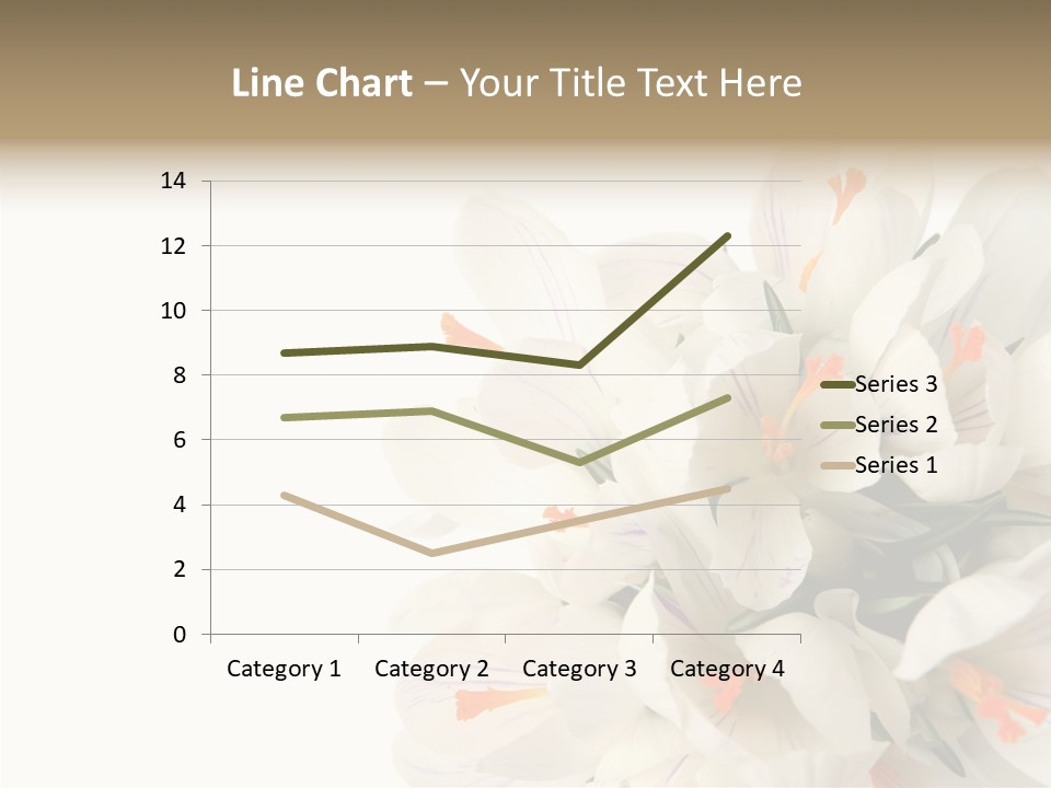 Beauty Crocus Botanical PowerPoint Template