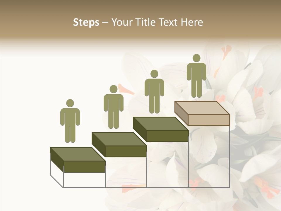 Beauty Crocus Botanical PowerPoint Template