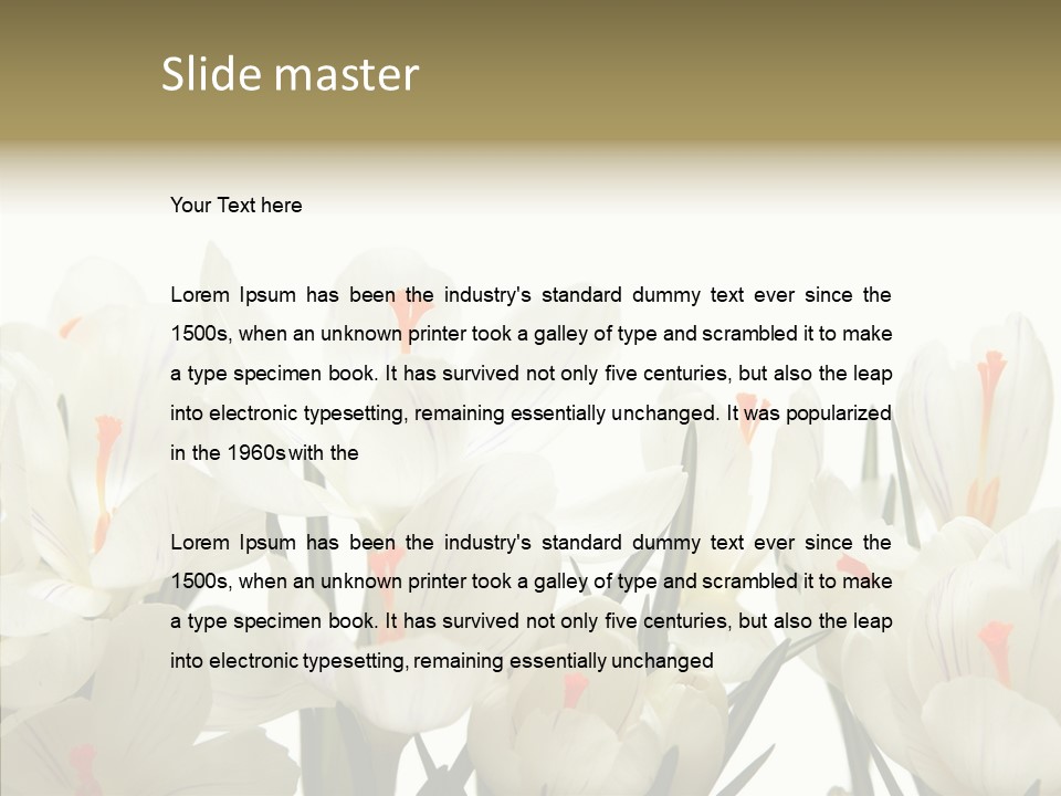 Spring Botanical Springtime PowerPoint Template