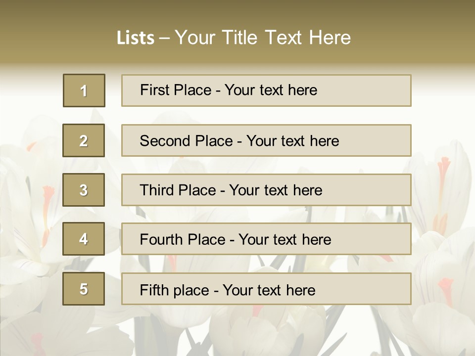 Spring Botanical Springtime PowerPoint Template