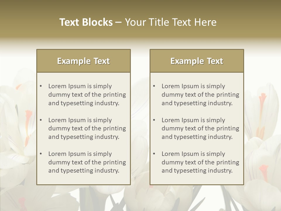 Spring Botanical Springtime PowerPoint Template