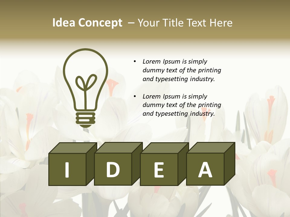 Spring Botanical Springtime PowerPoint Template