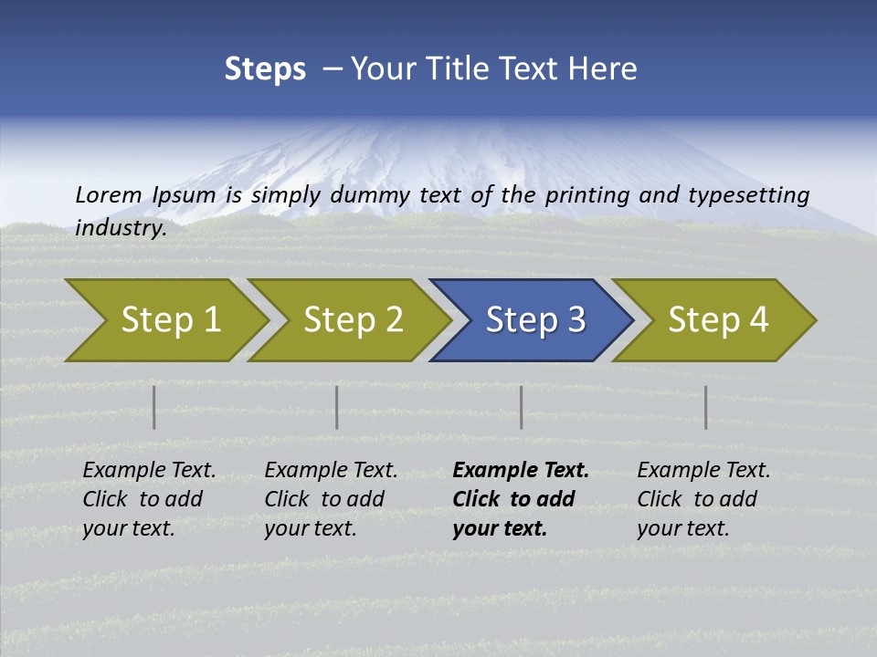 Majestic Landscape Field PowerPoint Template