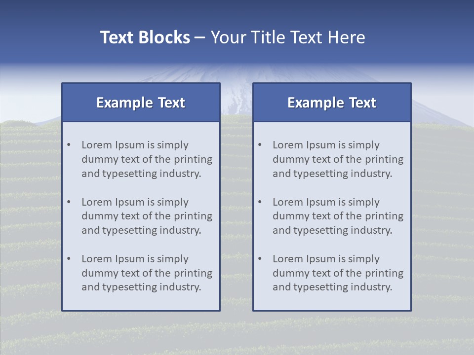 Majestic Landscape Field PowerPoint Template