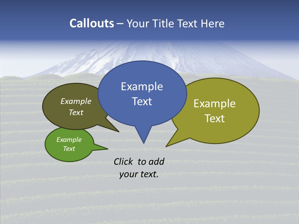 Majestic Landscape Field PowerPoint Template