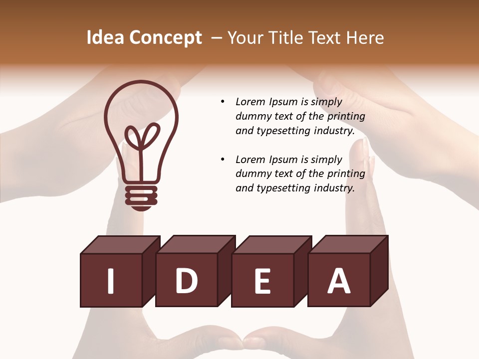 Sign Architect White PowerPoint Template