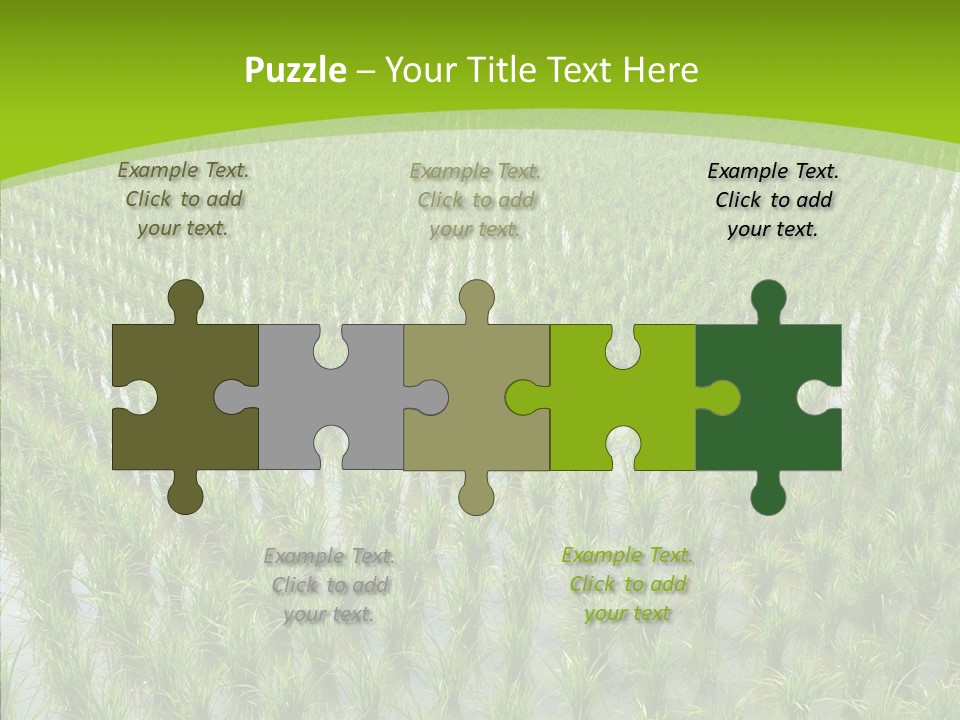 Rows Lush Earth PowerPoint Template