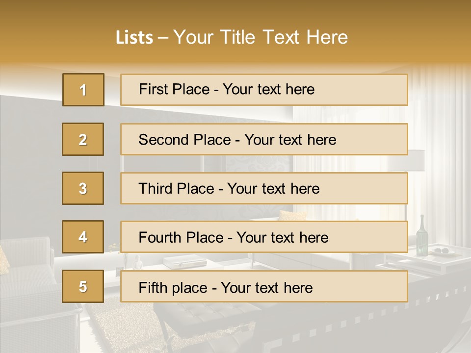 Residential Home Mansion PowerPoint Template