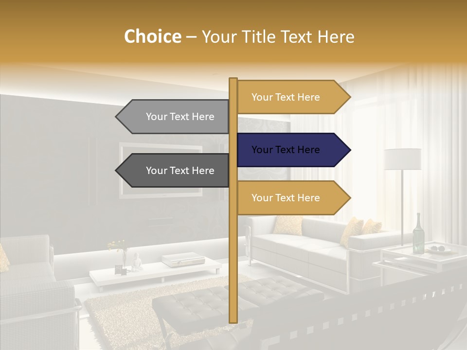 Residential Home Mansion PowerPoint Template