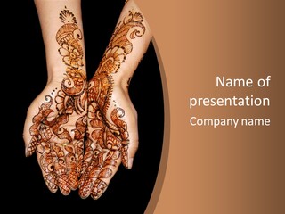 Mehandi Colorant Special PowerPoint Template