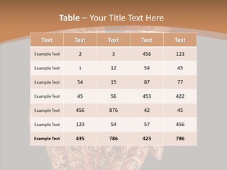 Mehandi Colorant Special PowerPoint Template