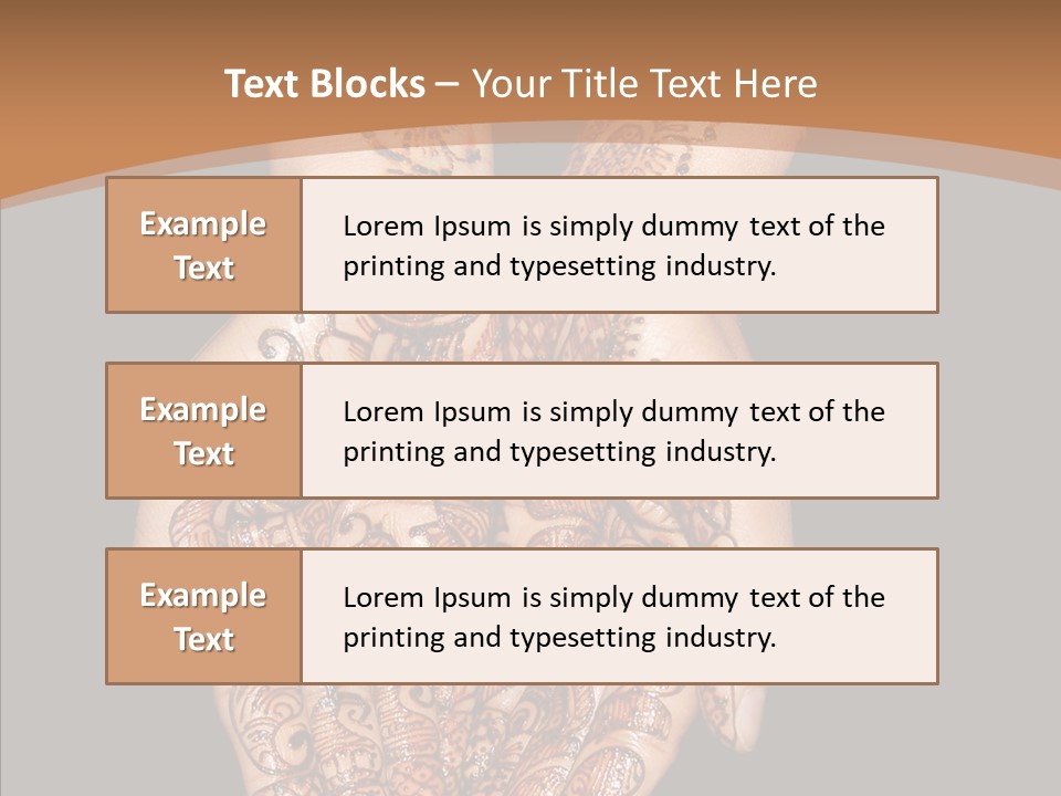 Mehandi Colorant Special PowerPoint Template