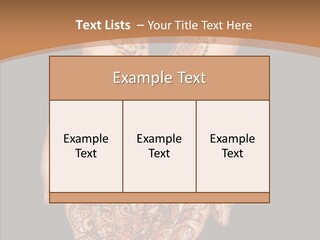 Mehandi Colorant Special PowerPoint Template