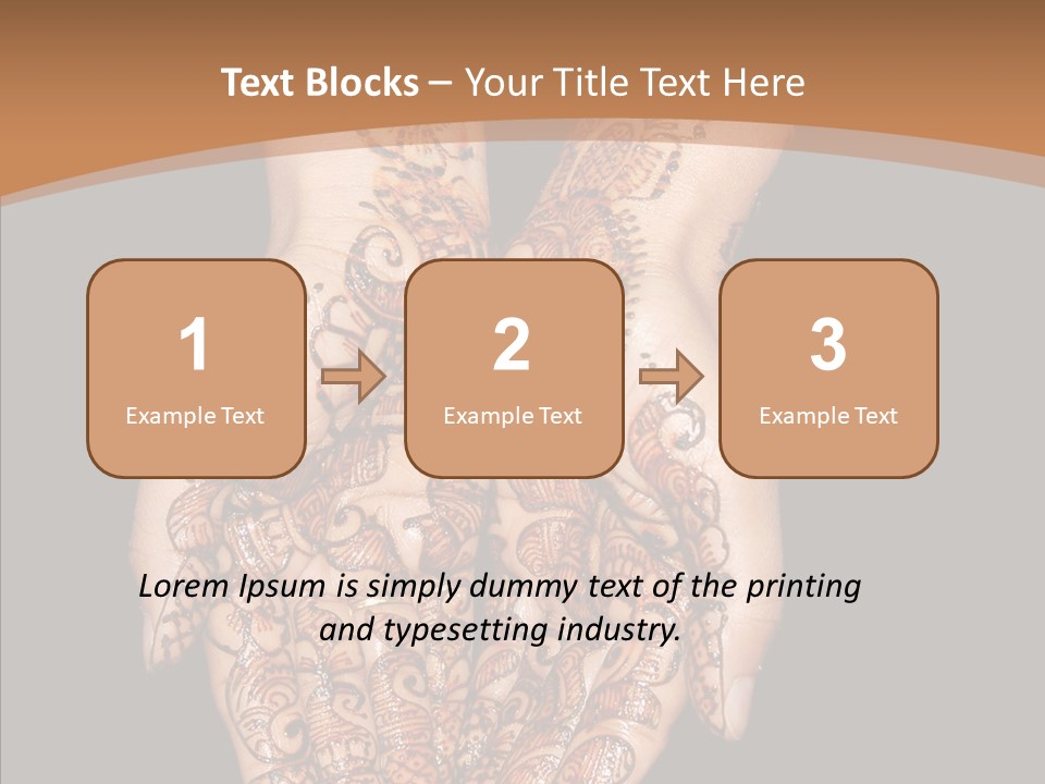 Mehandi Colorant Special PowerPoint Template