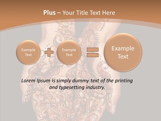 Mehandi Colorant Special PowerPoint Template