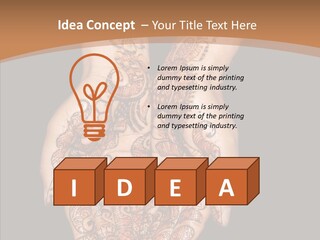 Mehandi Colorant Special PowerPoint Template