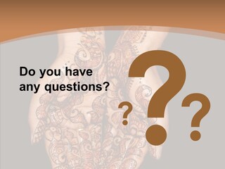 Mehandi Colorant Special PowerPoint Template