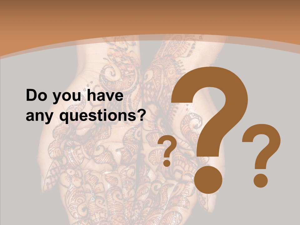 Mehandi Colorant Special PowerPoint Template