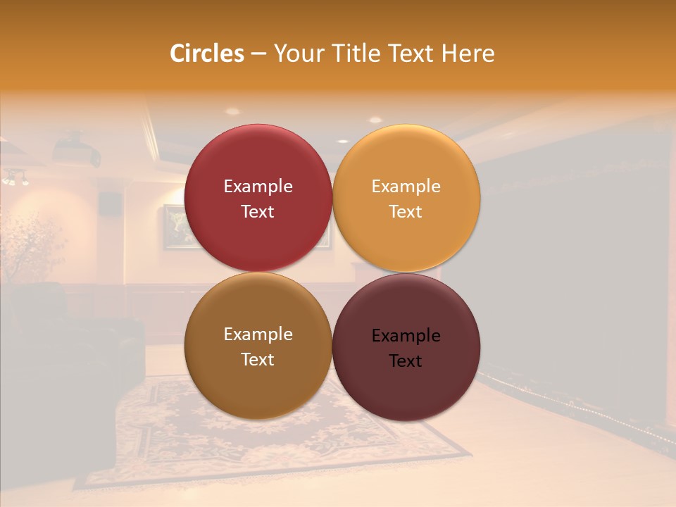 Curtain Brown Entertainment PowerPoint Template