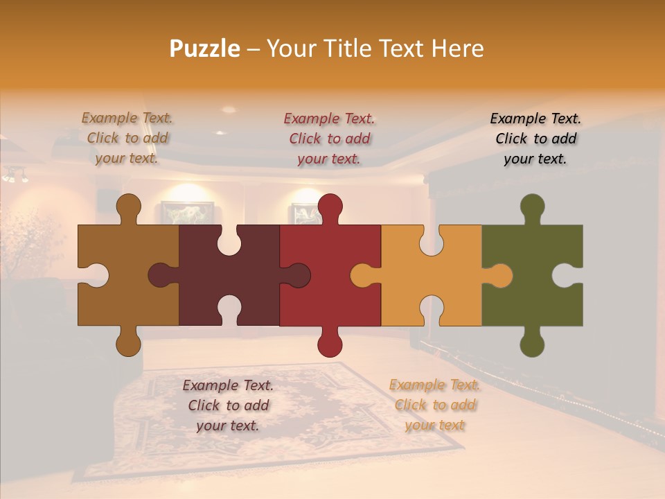 Curtain Brown Entertainment PowerPoint Template