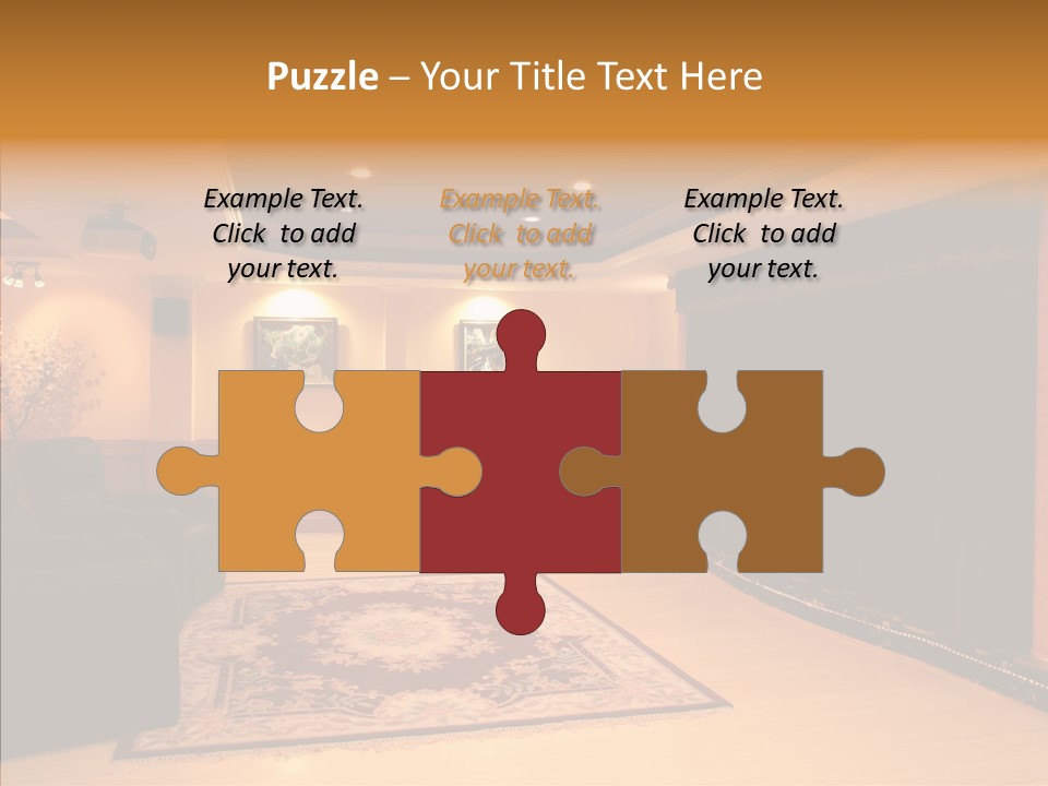 Curtain Brown Entertainment PowerPoint Template